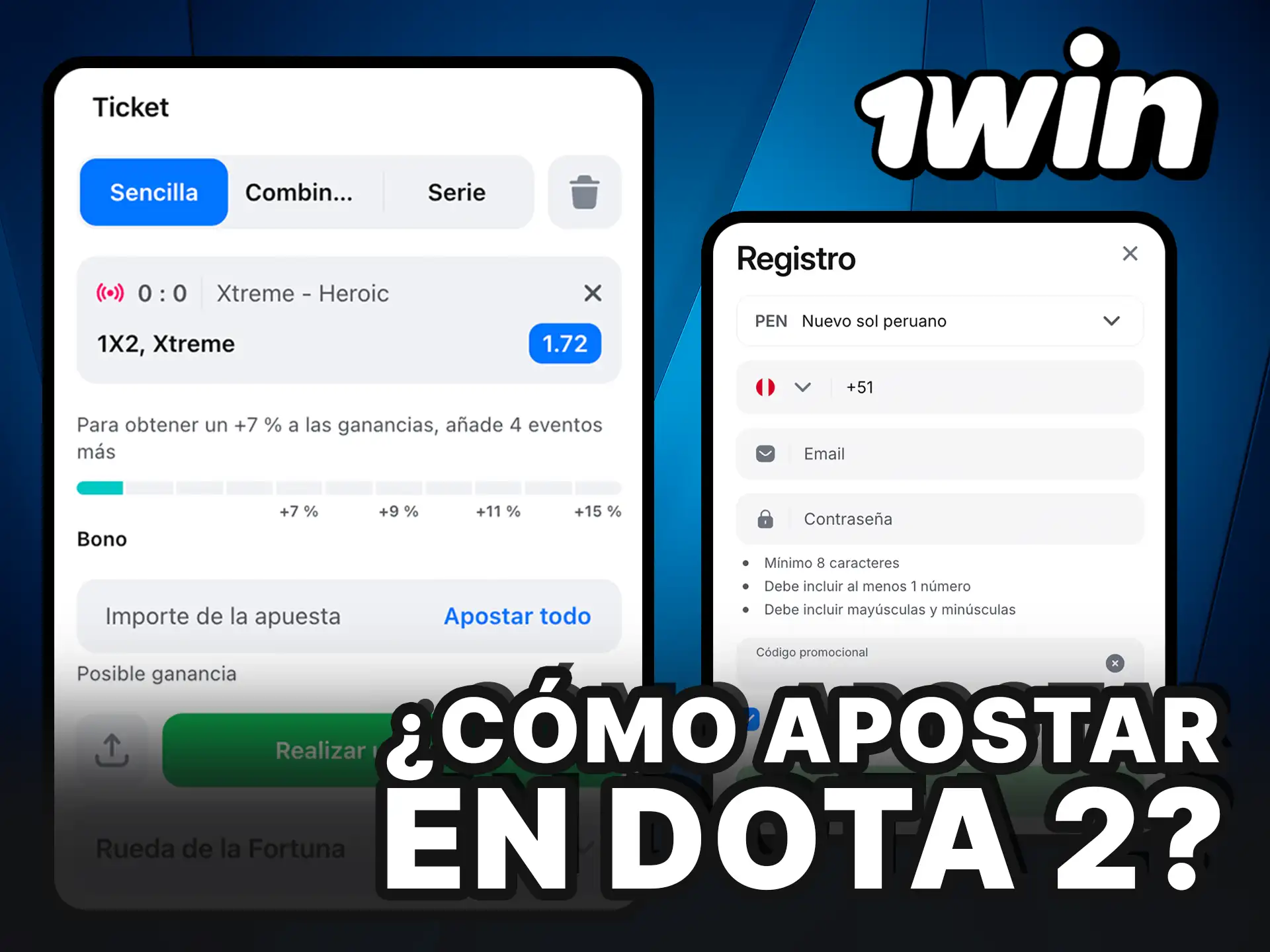 Aprende cómo apostar en Dota 2 en 1Win y domina los mercados de eSports.