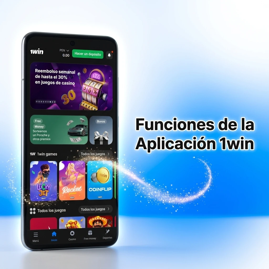 Funciones de la app 1win: apuestas en vivo, casino, depósitos, retiros y notificaciones en tu celular