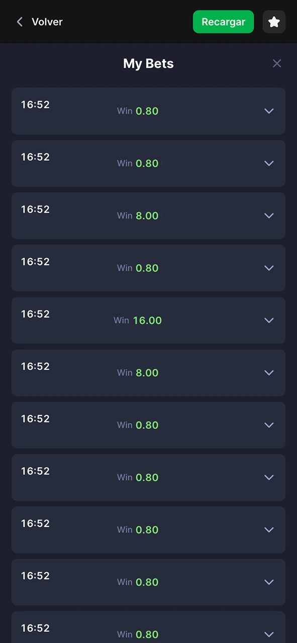 Revisa la interfaz del juego Plinko apuestas historia y analiza tus resultados en 1Win.