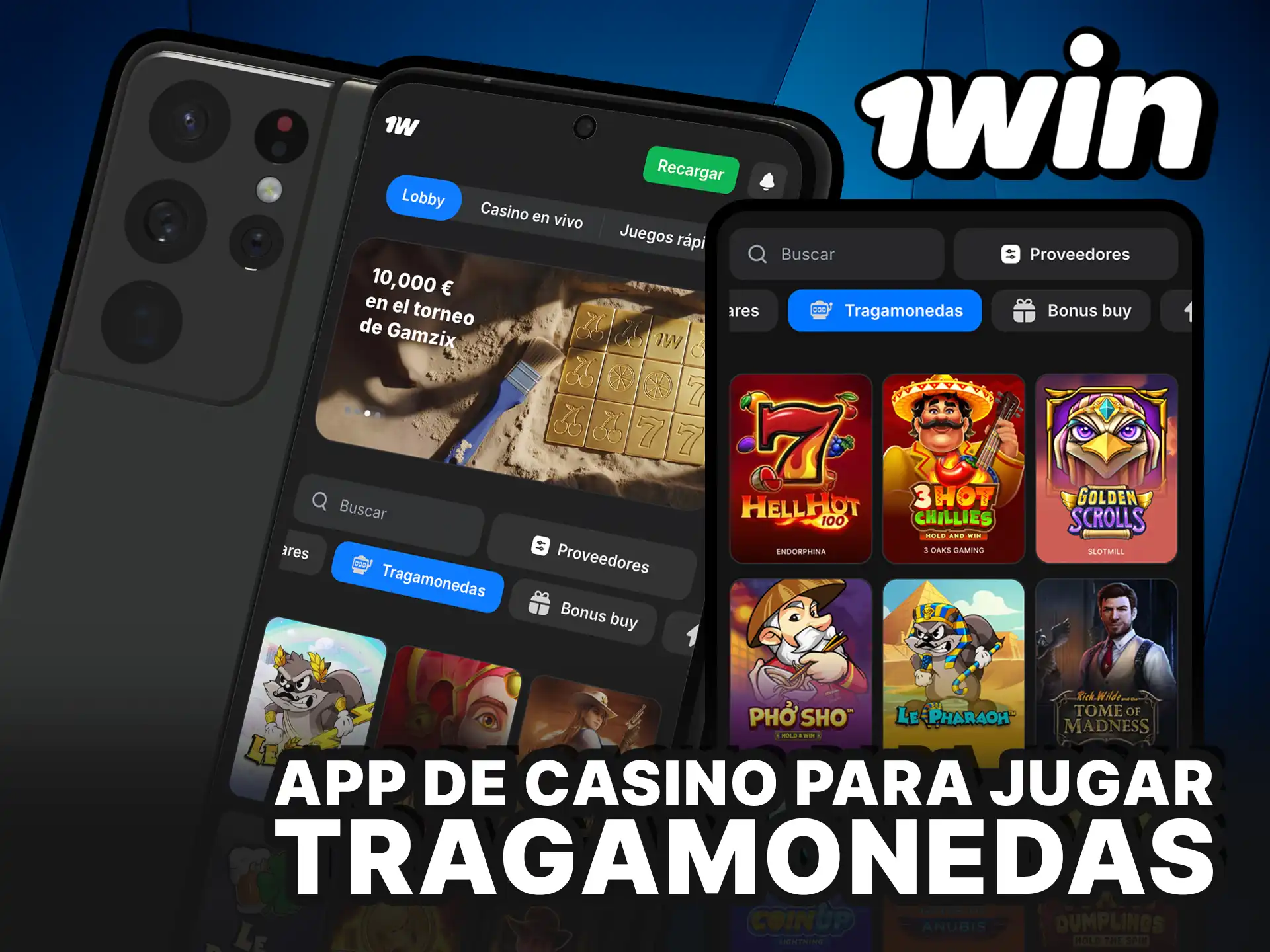 Descarga la App de Casino 1Win para jugar tragamonedas en cualquier lugar.