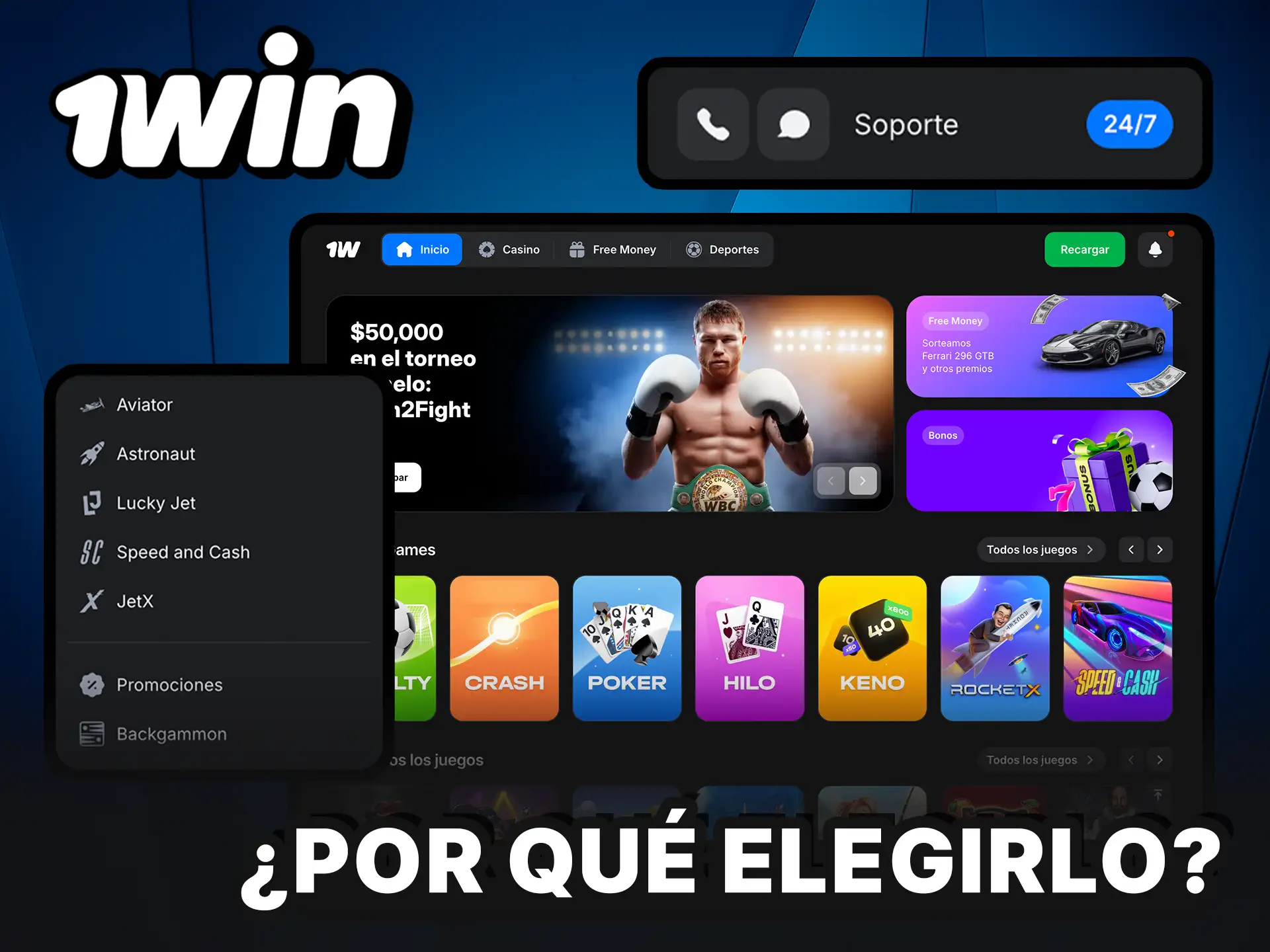 Descubre por qué elegir 1Win para jugar y apostar.