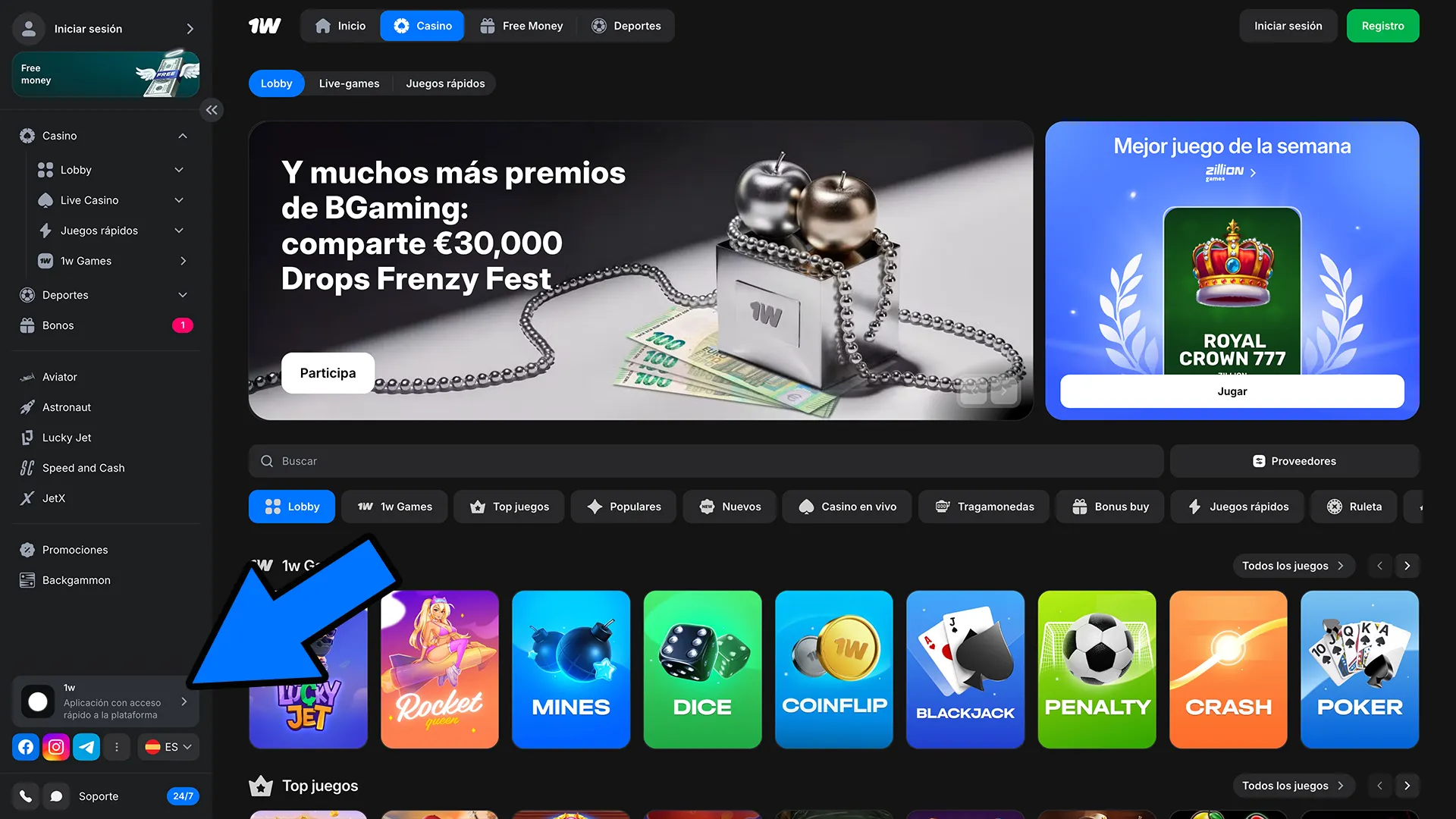 Descarga rápidamente 1Win para PC y vive la experiencia completa.