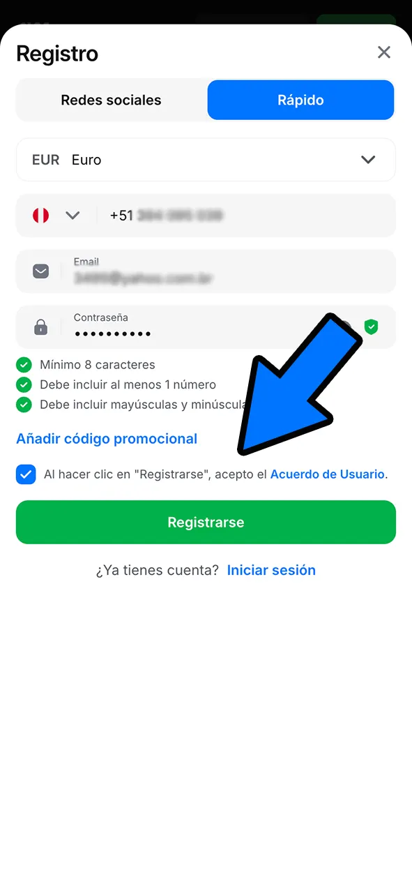 Crea una cuenta en 1Win y disfruta de apuestas seguras.