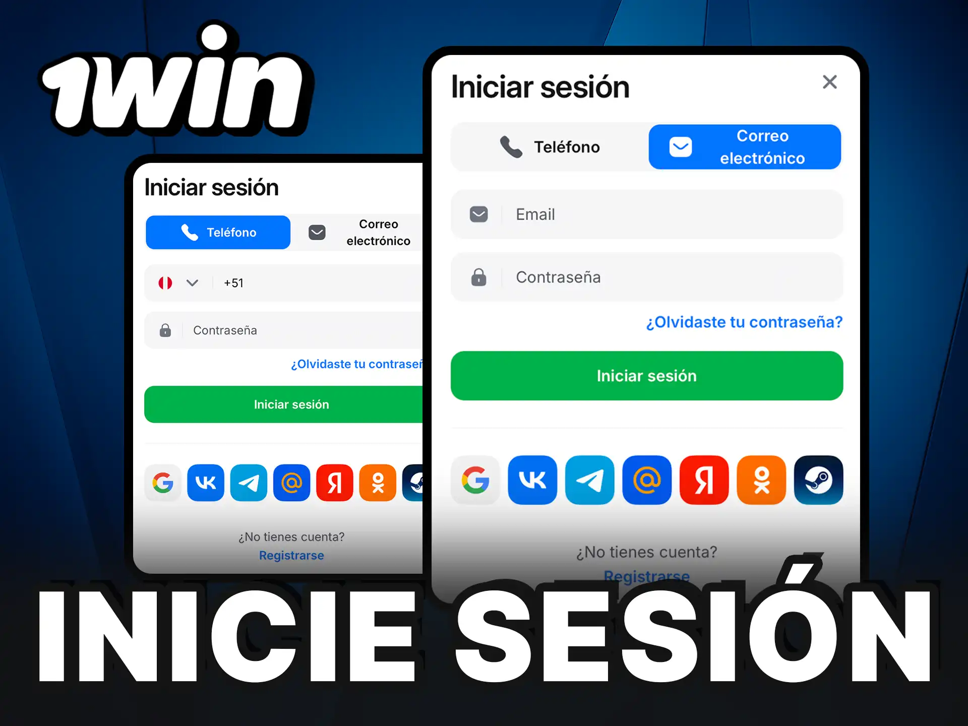 Inicie sesión en 1Win y continúa con tus apuestas.