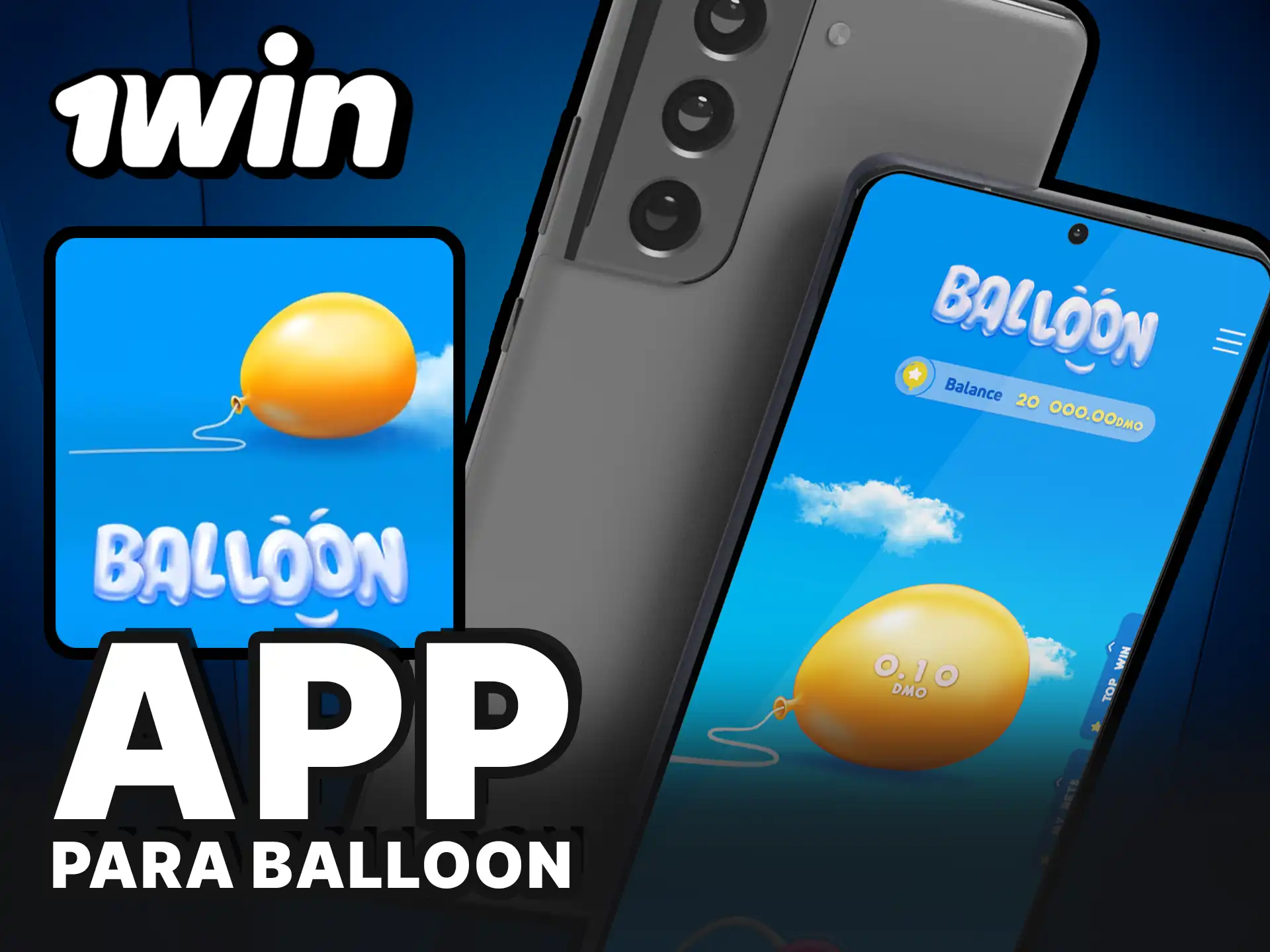 Descarga la App de 1Win para Balloon y juega desde tu celular en Perú.