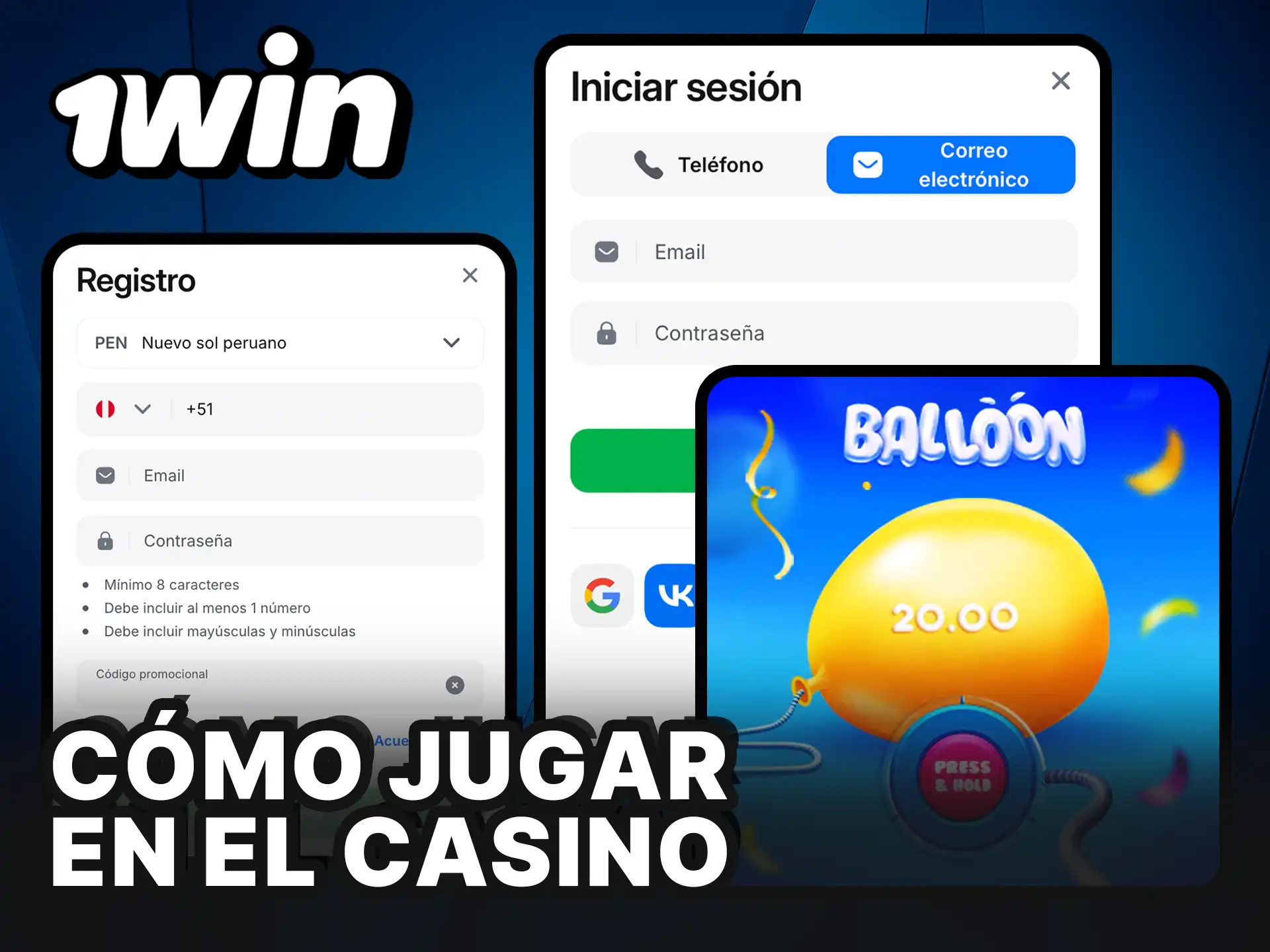 Aprende cómo jugar Balloon en el casino 1Win y domina el momento de la retirada.