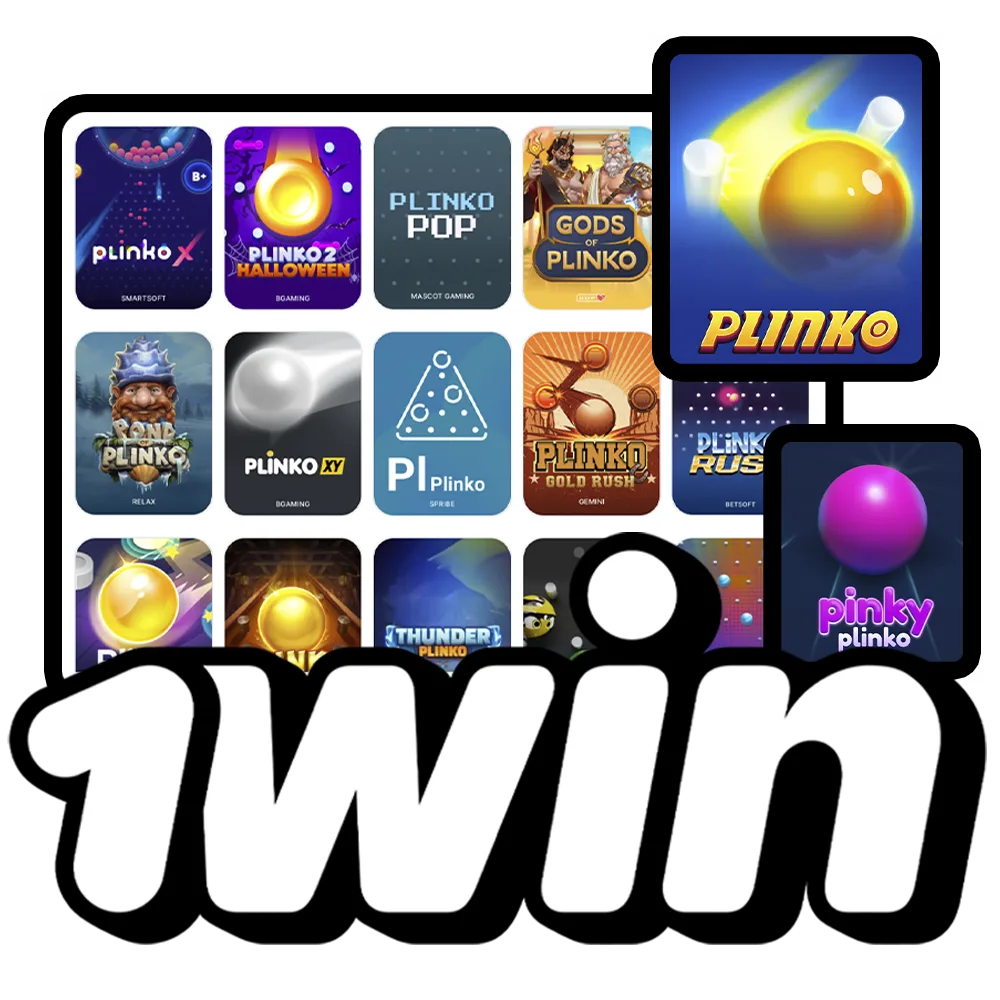 Juega Plinko en 1Win y deja caer la bola para ganar grandes multiplicadores.