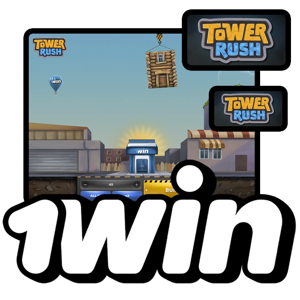Juega 1Win Tower Rush en Perú y conquista la cima de los premios en 1Win.