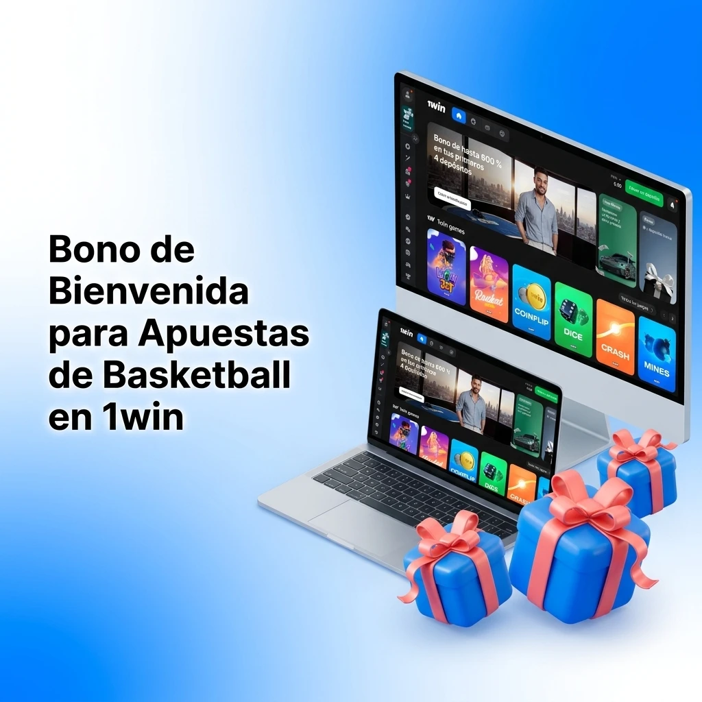 Bono de bienvenida 500% en 1win para apuestas de basketball en Perú, primer depósito de nuevos usuarios