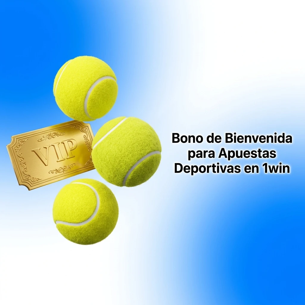 Bono de bienvenida 1win para apuestas deportivas y tenis con requisitos de rollover y primer depósito