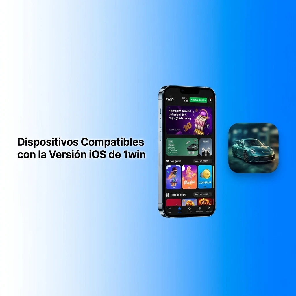 Dispositivos Apple compatibles con 1win iOS: iPhone y iPad con iOS 12.0 o superior para la versión PWA