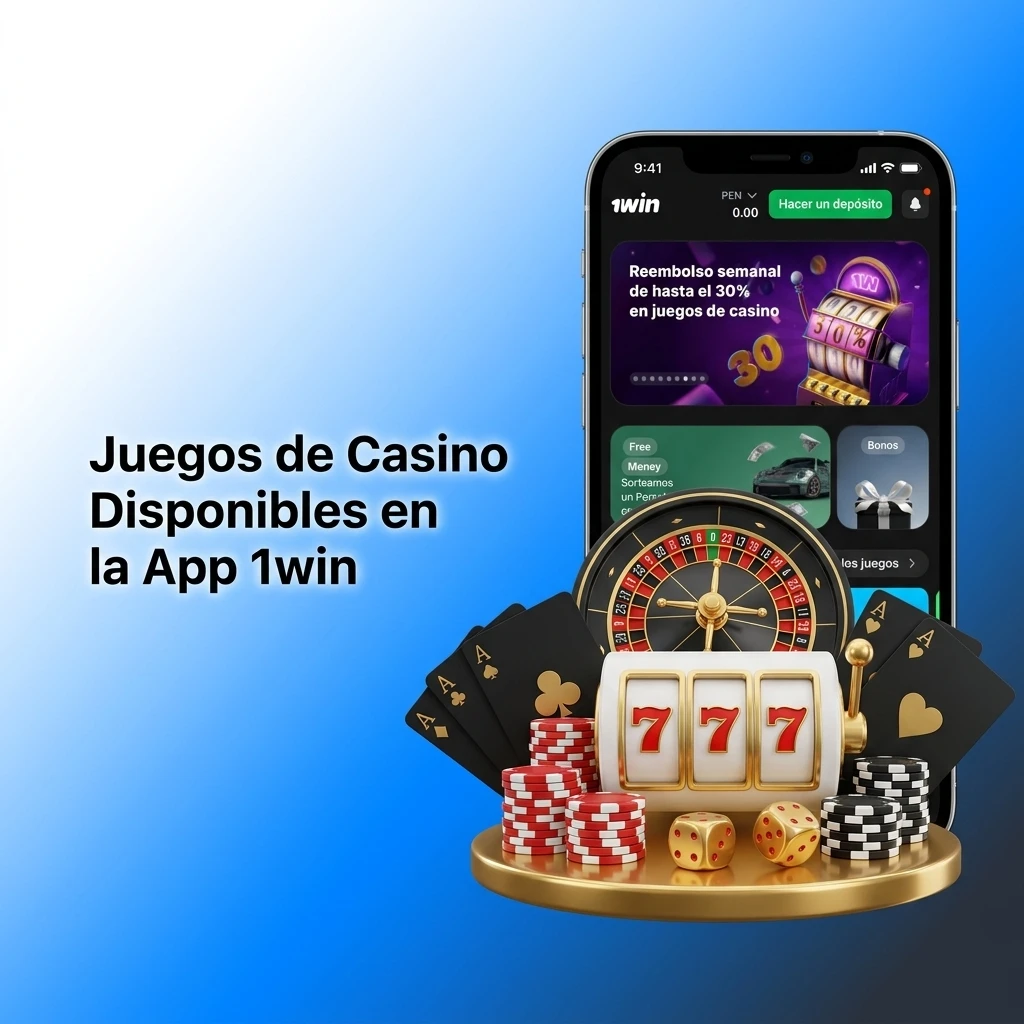 Juegos de casino en app 1win iOS: tragamonedas, ruleta en vivo, blackjack, Aviator y más títulos disponibles