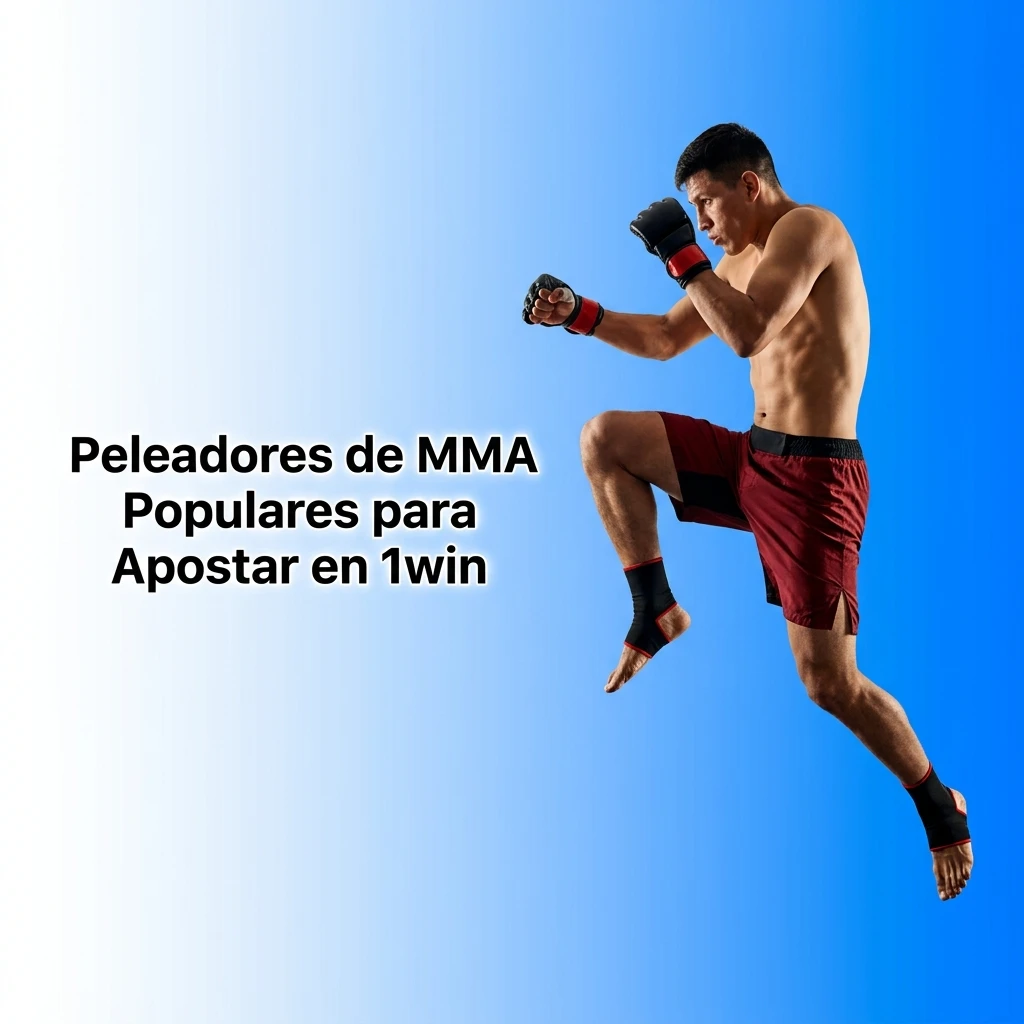 Peleadores populares de MMA como Jon Jones y Conor McGregor disponibles para apostar en 1win