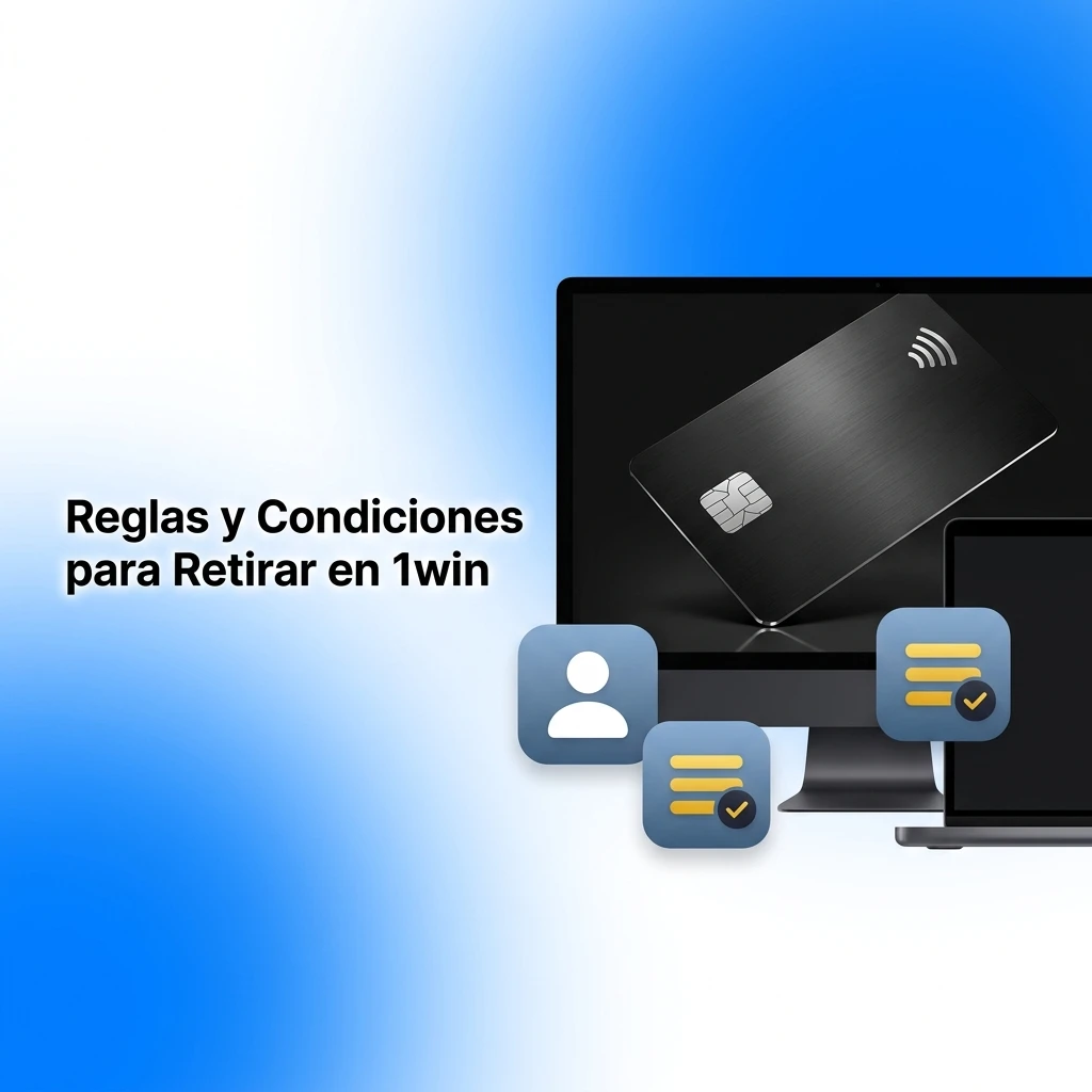 Reglas y condiciones para retirar en 1win: verificación, métodos de pago y montos mínimos desde 4 PEN