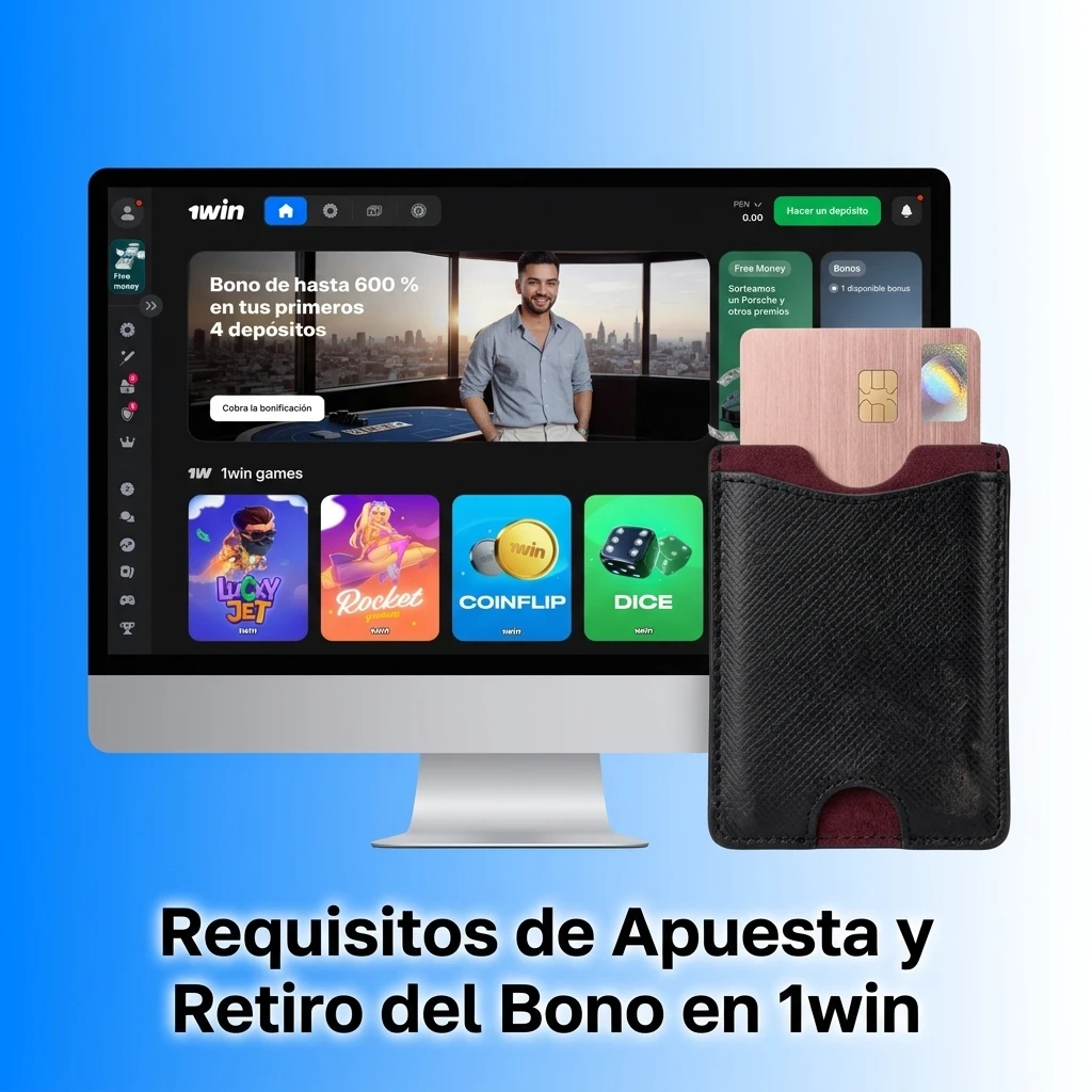 Requisitos de apuesta y retiro del bono en 1win: condiciones para liberar ganancias en deportes y casino
